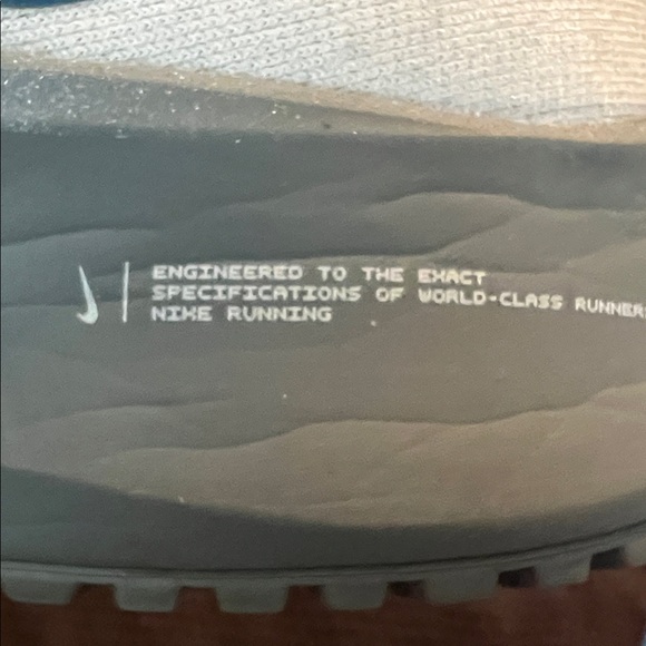 Nike White and Blue Athletic Shoes - Picture 7 of 14